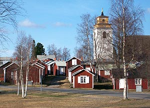 Церковный городок Гаммельстад Gammelstad