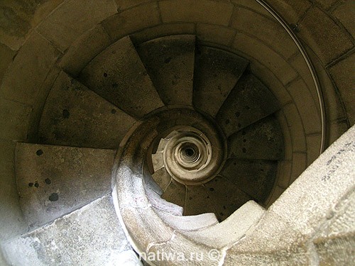 Саграда Фамилия, винтовая лестница в башне. Барселона