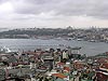 Вид на Стамбул с башни Гелата. Октябрь 2008